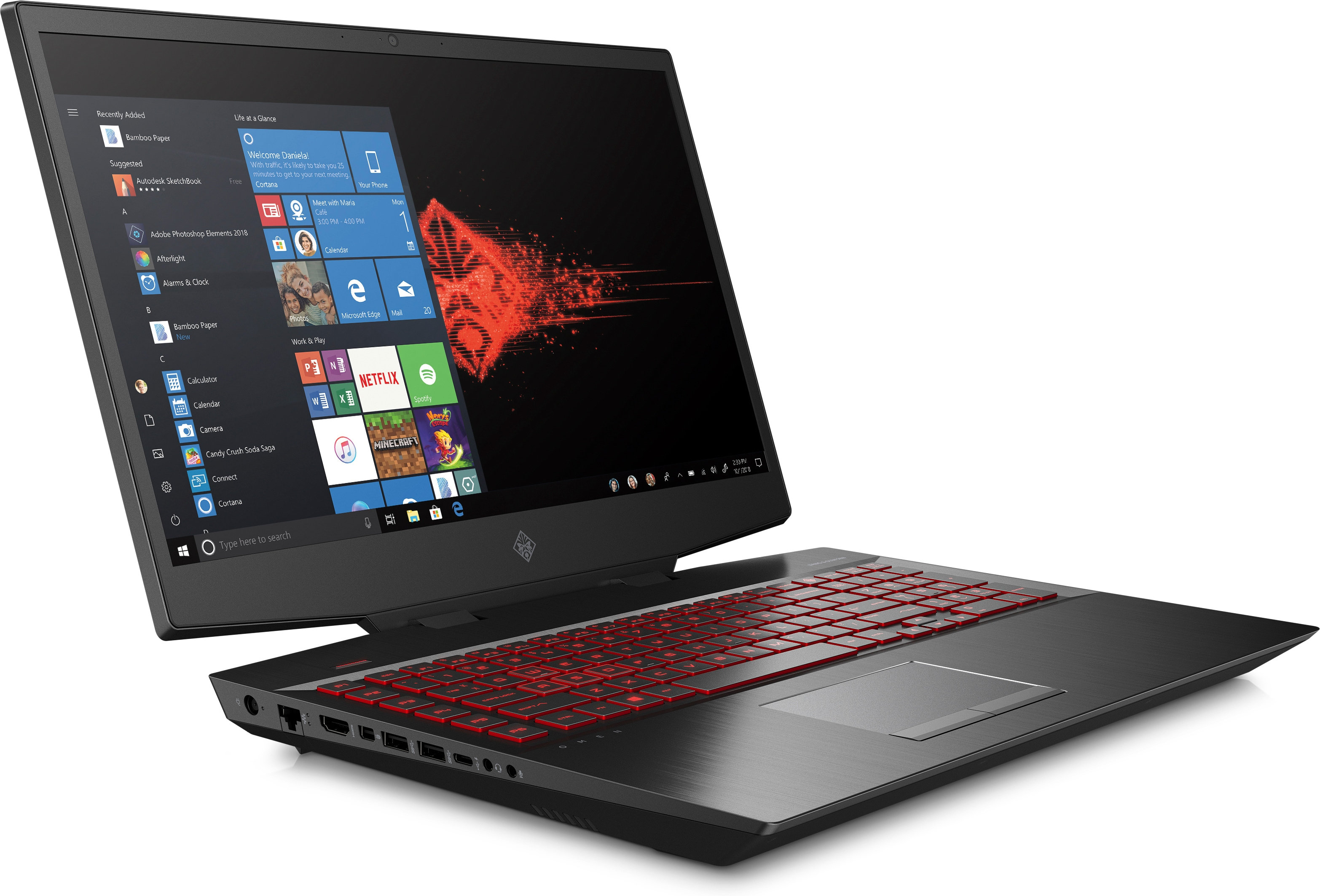HP OMEN by HP 17-cb1378ng - 17,3 Zoll - Intel® Core™ i7 i7-10750H - 16 GB - 512 GB - NVIDIA GeForce RTX™ 2070 - Windows 10 Home (64 Bit)