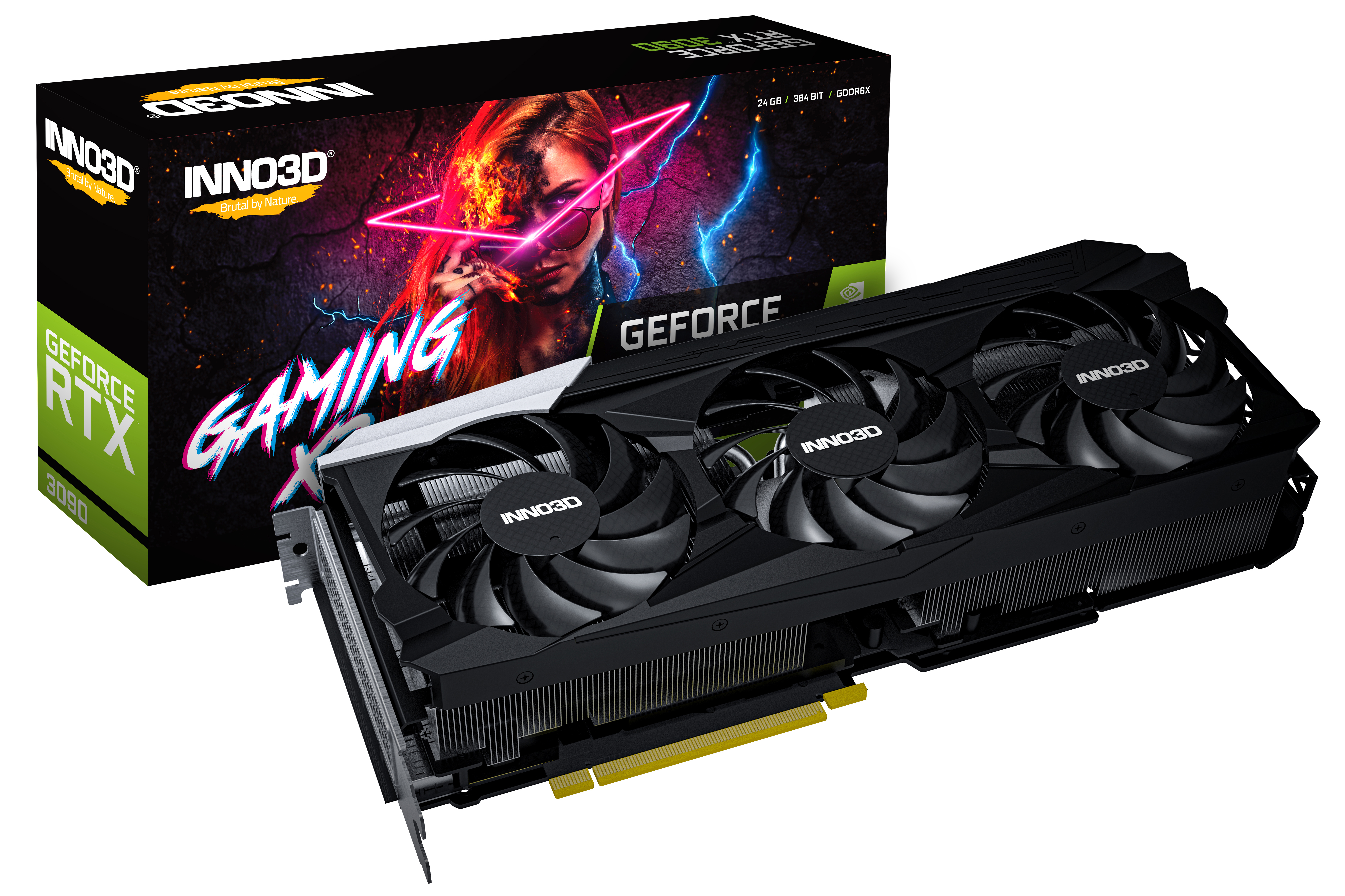 INNO3D GeForce RTX™ 3090 Gaming X3 24GB (N30903-246X-1880VA37N) (NVIDIA, Grafikkarte)