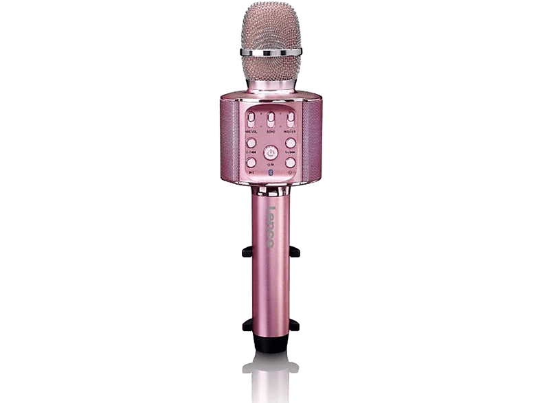 Lenco Karaoke-microfoon Bluetooth Roze (bmc-090)