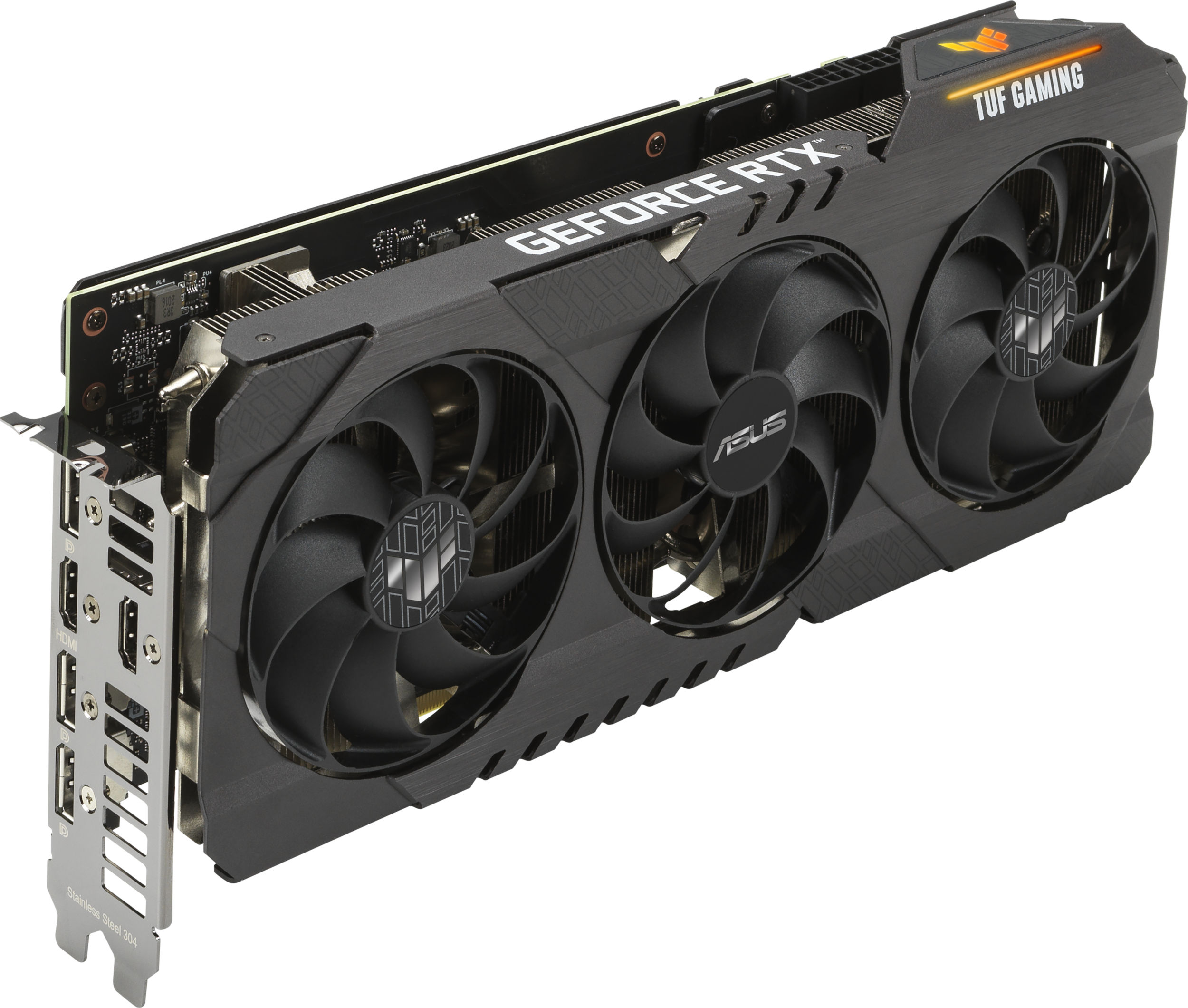 ASUS Grafikkarte TUF Gaming GeForce RTX 3070 OC, TUF-RTX3070-O8G-GAMING, 8GB (90YV0FQ6-M0NA00)