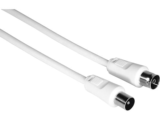 HAMA 00205028 - Câble d'antenne (Blanc)