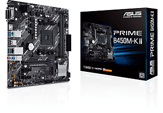 ASUS Prime B450M-K II AMD B450 AM4 DDR4 4400 HDMI DVI VGA M2 USB3.2 mATX Bios Flashback Anakart