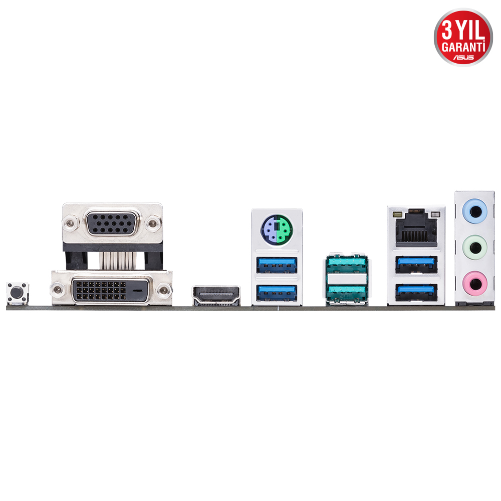 ASUS Prim B450M-A II AMD B450 AM4 DDR4 4400 HDMI DVI VGA M2 USB3.2 AURA RGB mATX 128GB’a kadar ram desteği, BIOS Flashback