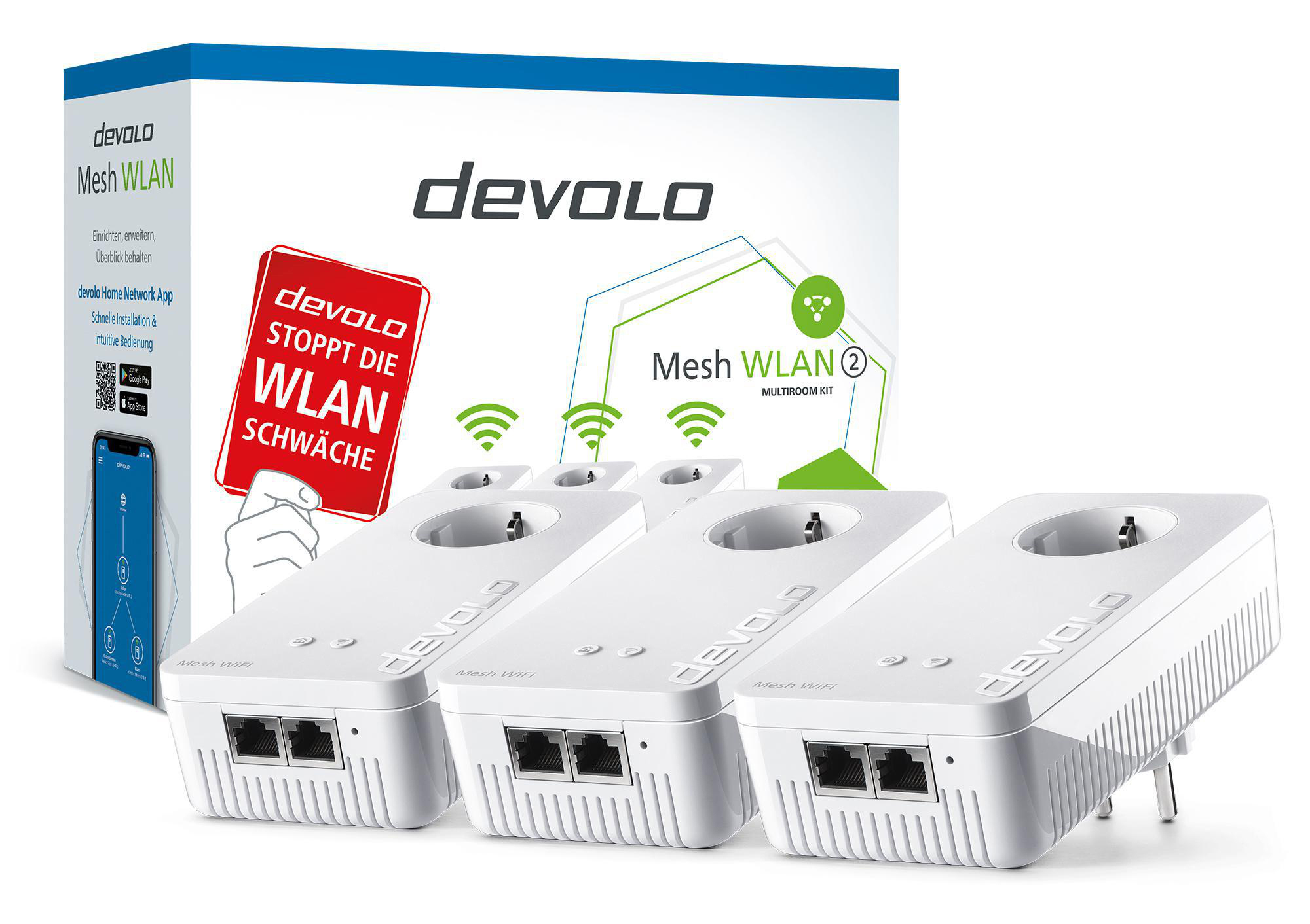2 Kabelgebunden MESH Gbit/s 2400 DEVOLO WLAN und Kabellos Mesh-Adapter
