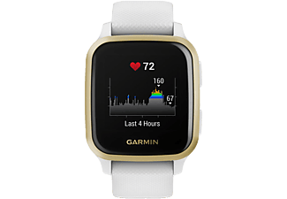 GARMIN Venu Sq Fehér okosóra, világos arany kerettel