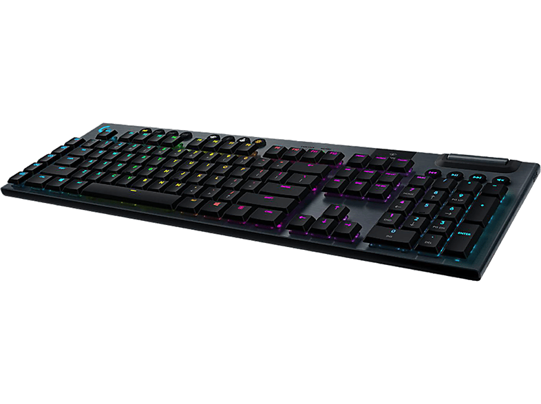 LOGITECH G915 Lightspeed Tactile Switch, Tastatur, kabellos, Schwarz