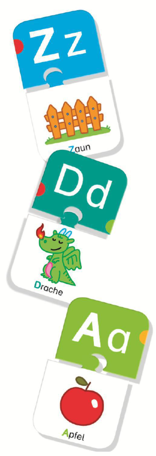 JUMBO Ich lerne Buchstaben Kinderspiele, Mehrfarbig