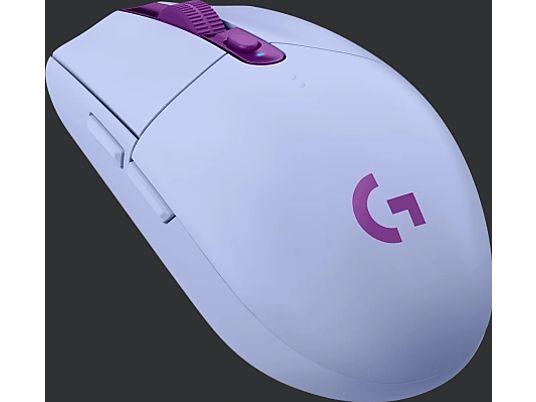 LOGITECH G305 - Gaming Maus, Kabellos, Optisch mit Leuchtdioden, 12000 dpi, Lilac