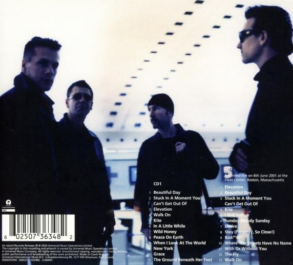 Albumcover mit vier Männern in Schwarzweiß. Text enthält CD1-Trackliste und Credits.