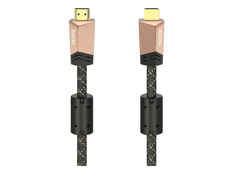 HAMA 00205025 - HDMI Kabel (Braun/Bronze/Coffee)