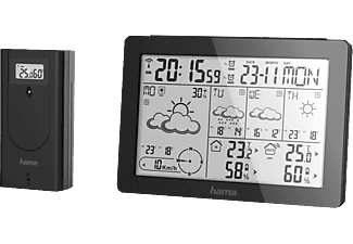 HAMA Meteotime - Centre de prévisions météo (Noir)