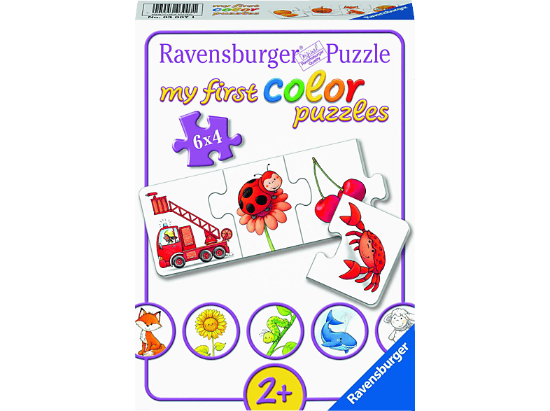 Teile) RAVENSBURGER (4 Mehrfarbig Alle meine Farben Puzzle