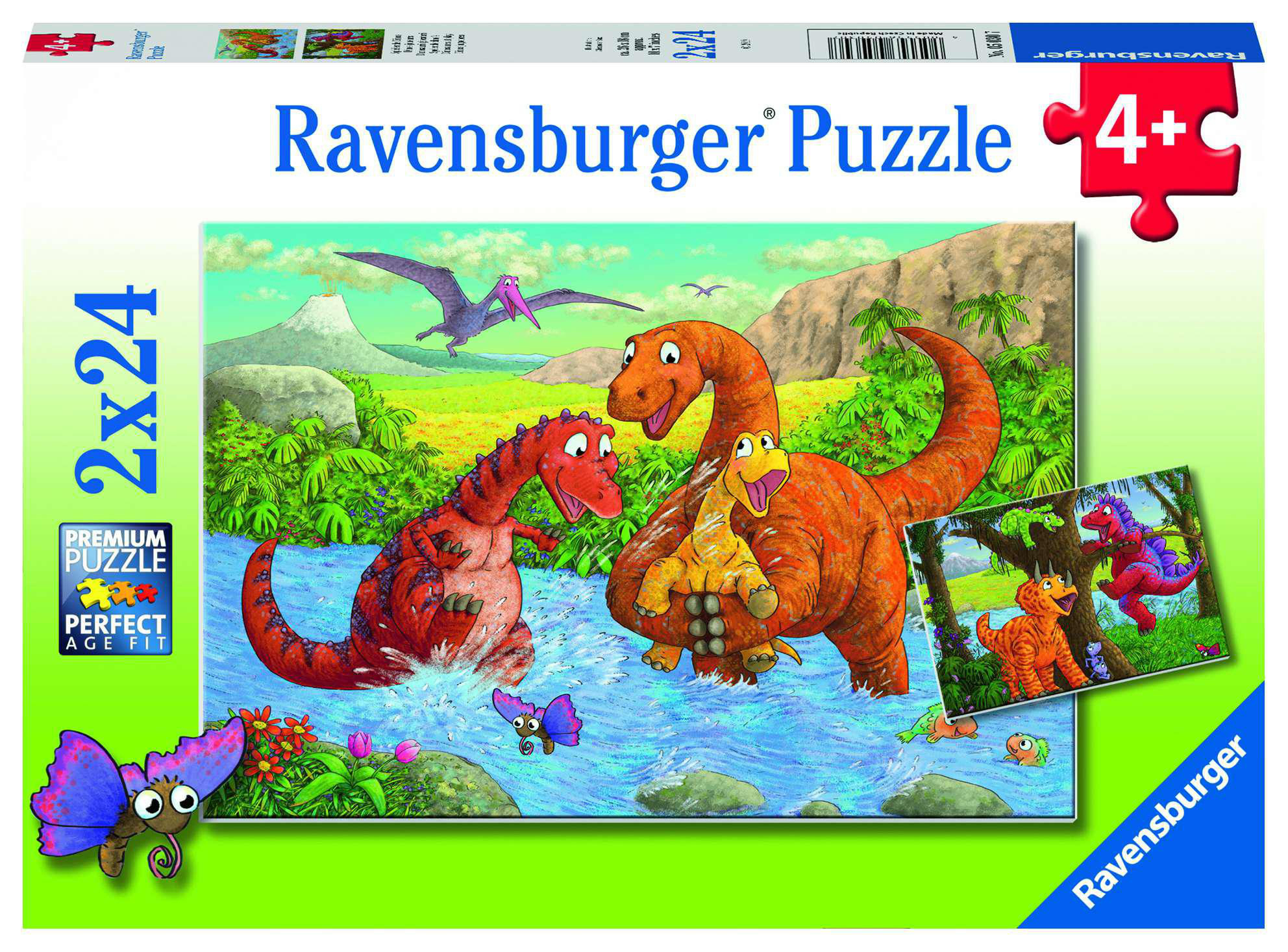 Dinos Mehrfarbig RAVENSBURGER Puzzle Spielende