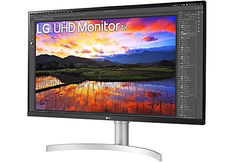 LG 32UN650-W - 32 inch - 3840 x 2160 (Ultra HD 4K) - AH-IPS-paneel - in hoogte verstelbaar