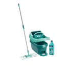Rückenschonender Bodenwischer Profi XL (55049) inkl. Wischtuchpresse XL und Kraftreiniger