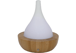 GOODSPHERE Bamboo Flame - Aroma Diffuser (Weiss/Holz)