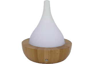 GOODSPHERE Bamboo Flame - Diffusore di aromi (Legno/Bianco)