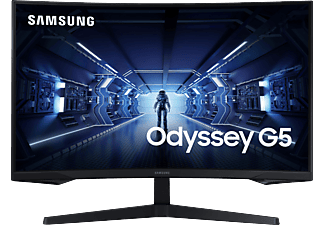 SAMSUNG Odyssey G5 (C32G54TQWR) 32 Zoll QHD Gaming Monitor (1 ms Reaktionszeit, 144 Hz)