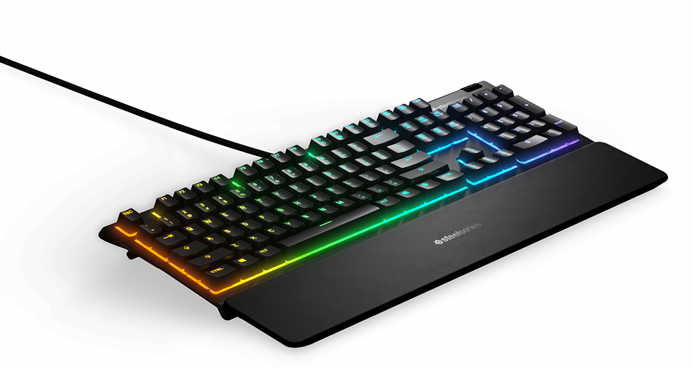 SteelSeries Apex 3 Gaming Toetsenbord Teclado Gamer SteelSeries Apex 3 / Iluminación RGB De 10 Zonas / IP32 Multimedia Bediening Roller