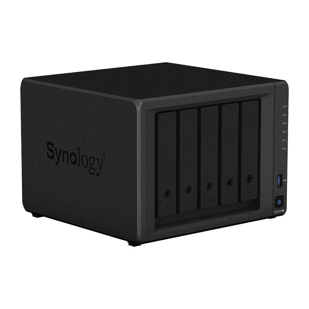 SYNOLOGY DiskStation DS1520+ NAS 3,5 Zoll Anzahl Festplattenschächte: 5 Schwarz}