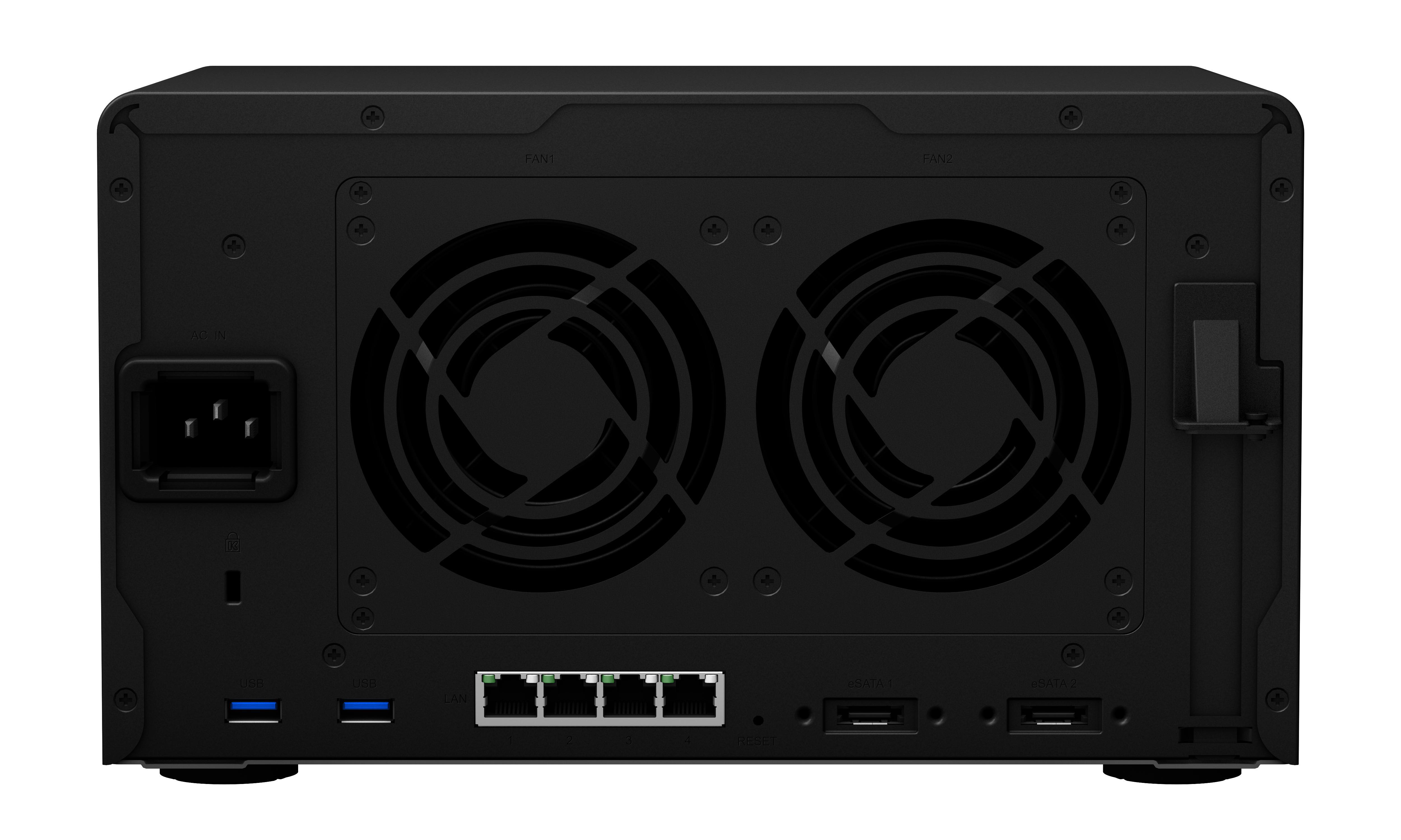 SYNOLOGY DiskStation DS1621+ NAS 3,5 Zoll Anzahl Festplattenschächte: 6 Schwarz}
