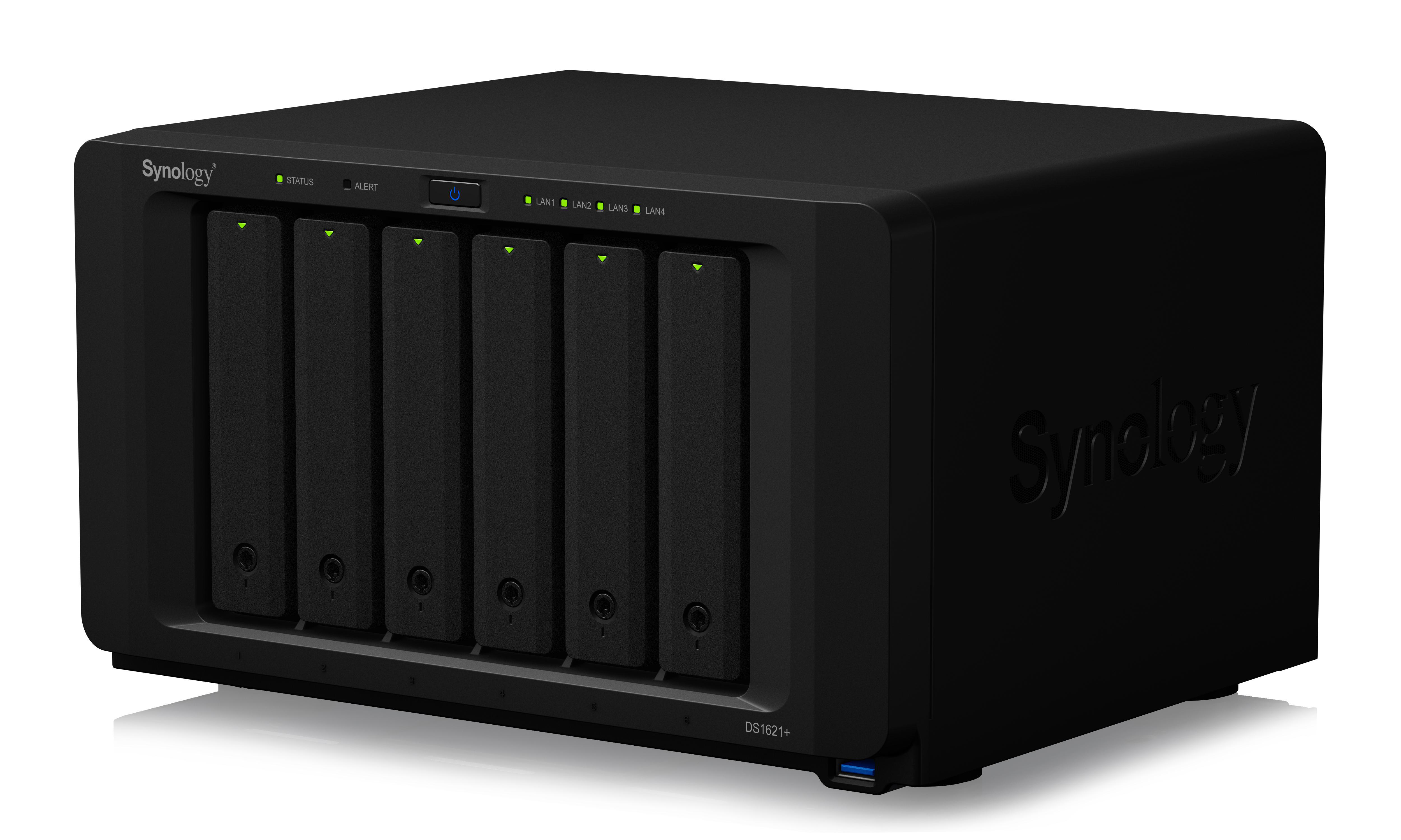 SYNOLOGY DiskStation DS1621+ NAS 3,5 Zoll Anzahl Festplattenschächte: 6 Schwarz}