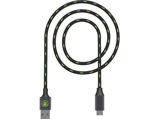 SNAKEBYTE Charge&Data - Cavo di ricarica (Nero/Verde)