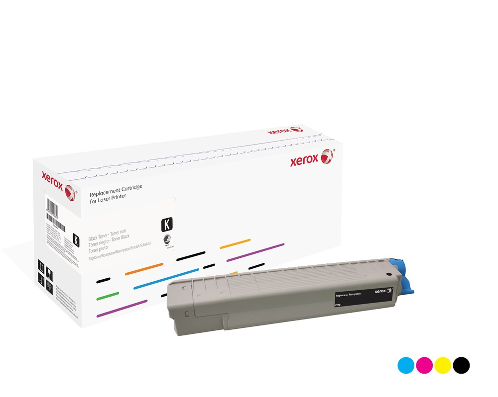 Xerox Cartucho de tóner cian. Equivalente a Oki 44059167. Compatible con Oki MC851, MC861