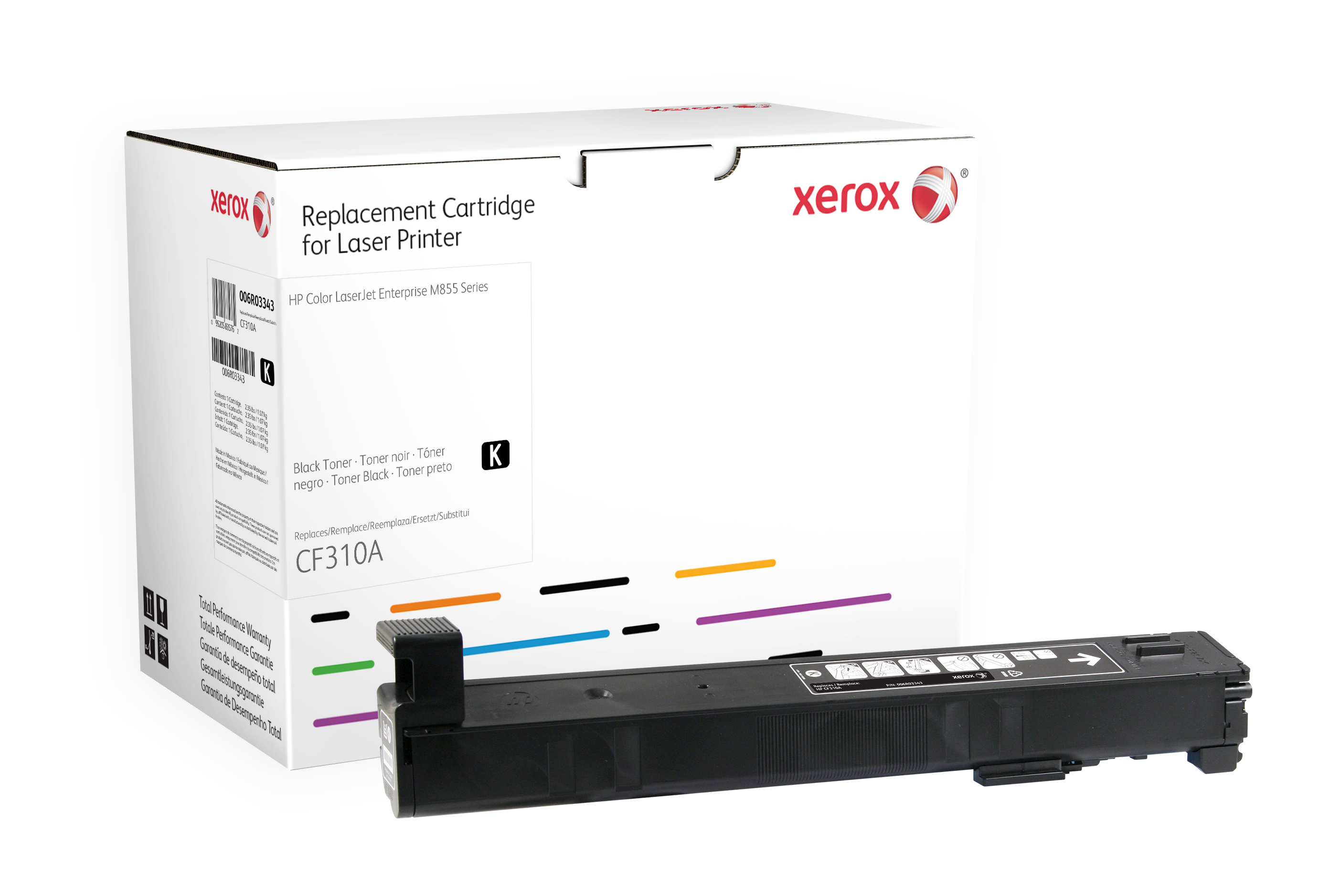 Tóner y cartucho láser - Xerox 006R03343, 29000 páginas, negro
