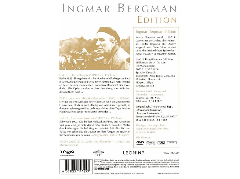 Thumbnail - Ingmar Bergman Collection DVD