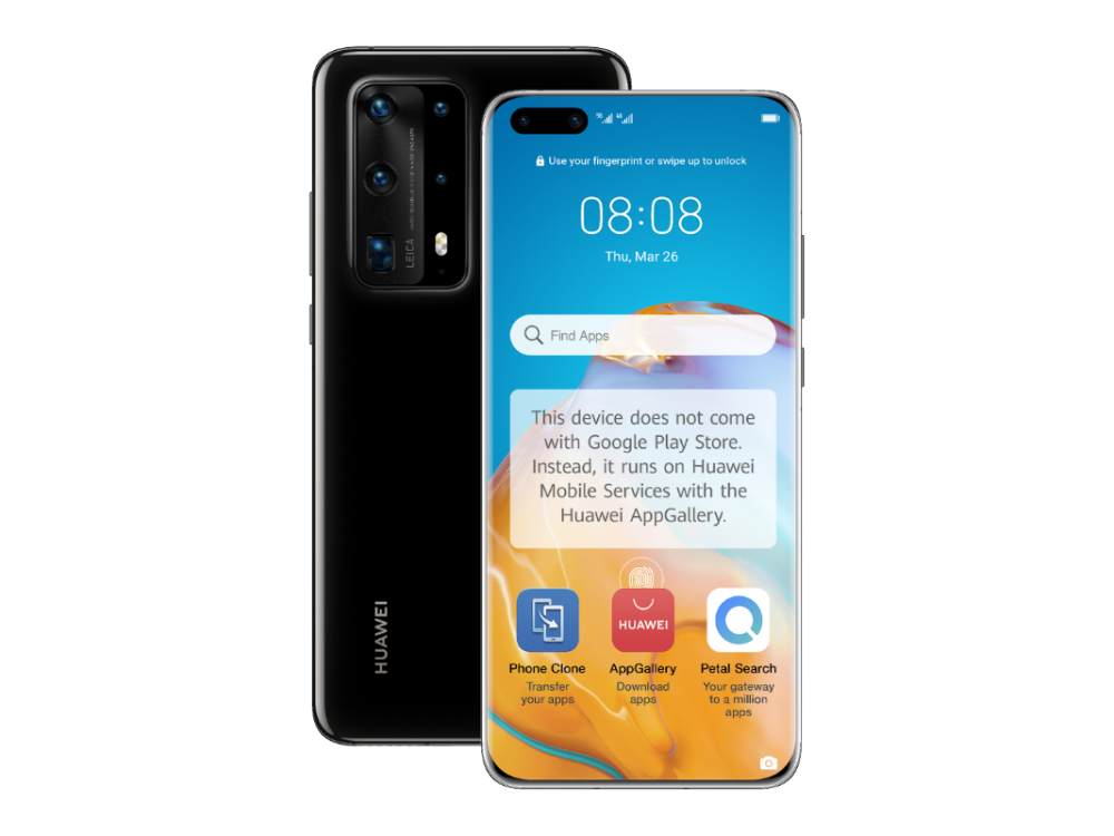 Móvil - Huawei P40 Pro+ 5G, Negro, 512 GB, 8 GB, 6.58" FHD+, Kirin 990, 4400 mAh, Android