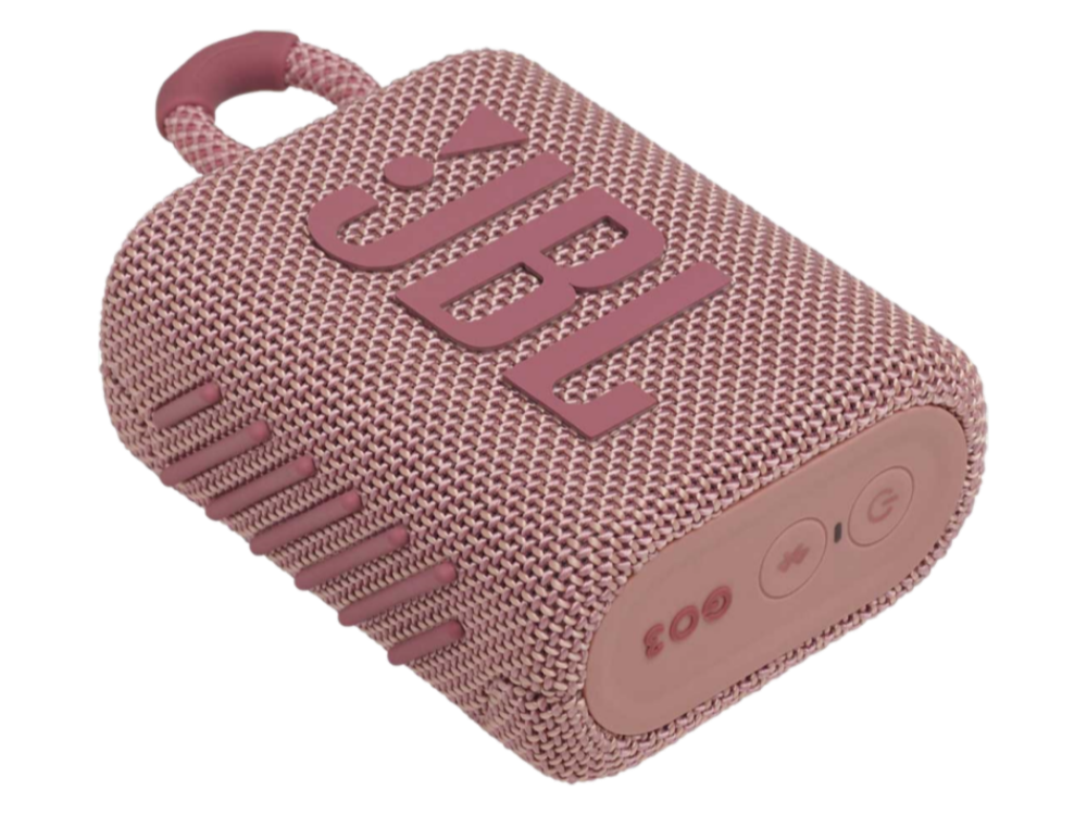 Altavoz inalámbrico - JBL Go 3, 4.2 W, 5 h, 500 mAh, Rosa