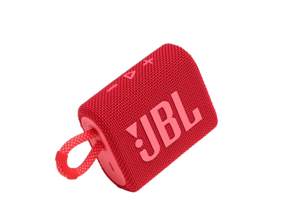 Altavoz inalámbrico - JBL Go 3, 4.2 W, 5 h, 500 mAh, Rojo