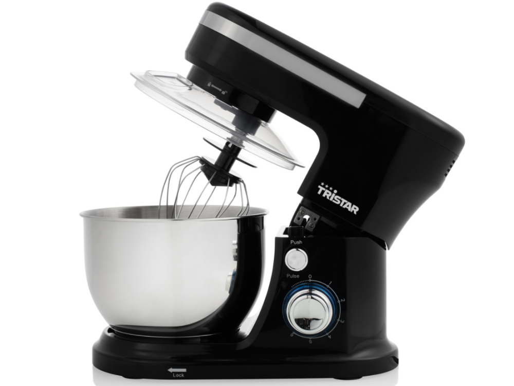 Robot de cocina - Tristar MX-4837, 1000 W, 4L, 6 Velocidades, Negro