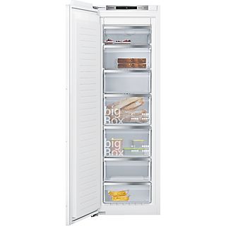 Congelador integrable - Siemens GI81NAEF0, 211 l, 177,2 cm, No Frost, Cajón Big Box, Blanco