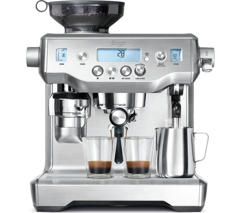 SAGE SES980BSS4EEU1 the Oracle Espressomaschine Silber