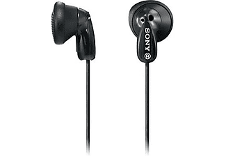 Auriculares de botón - Sony MDR-E9LPB, Iman de Neodimio, Jack 3.5 mm, Cable Flexible, Negro