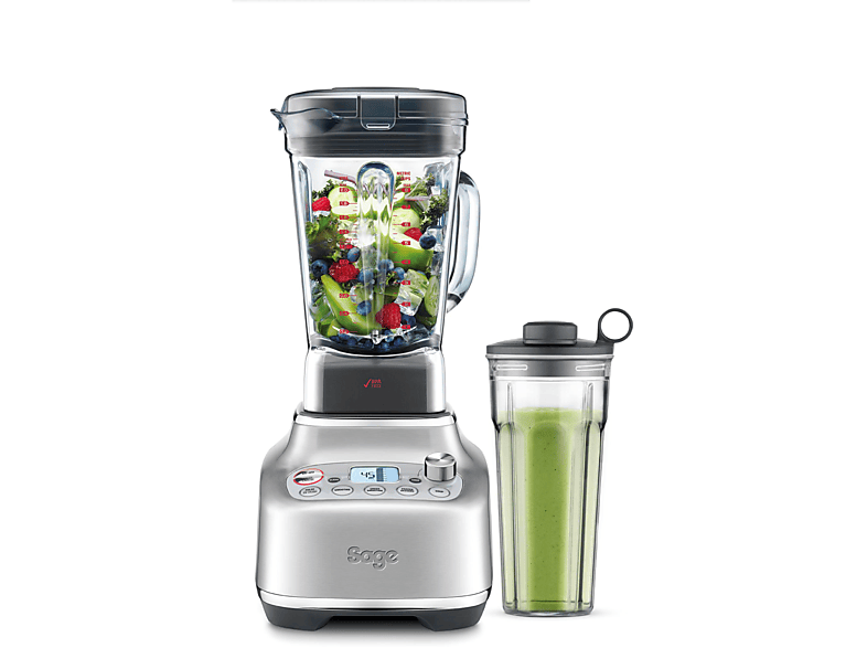 SAGE Standmixer - the Super Q Edelstahl Hochleistungsmixer Silber (2400 Watt, 2 l)