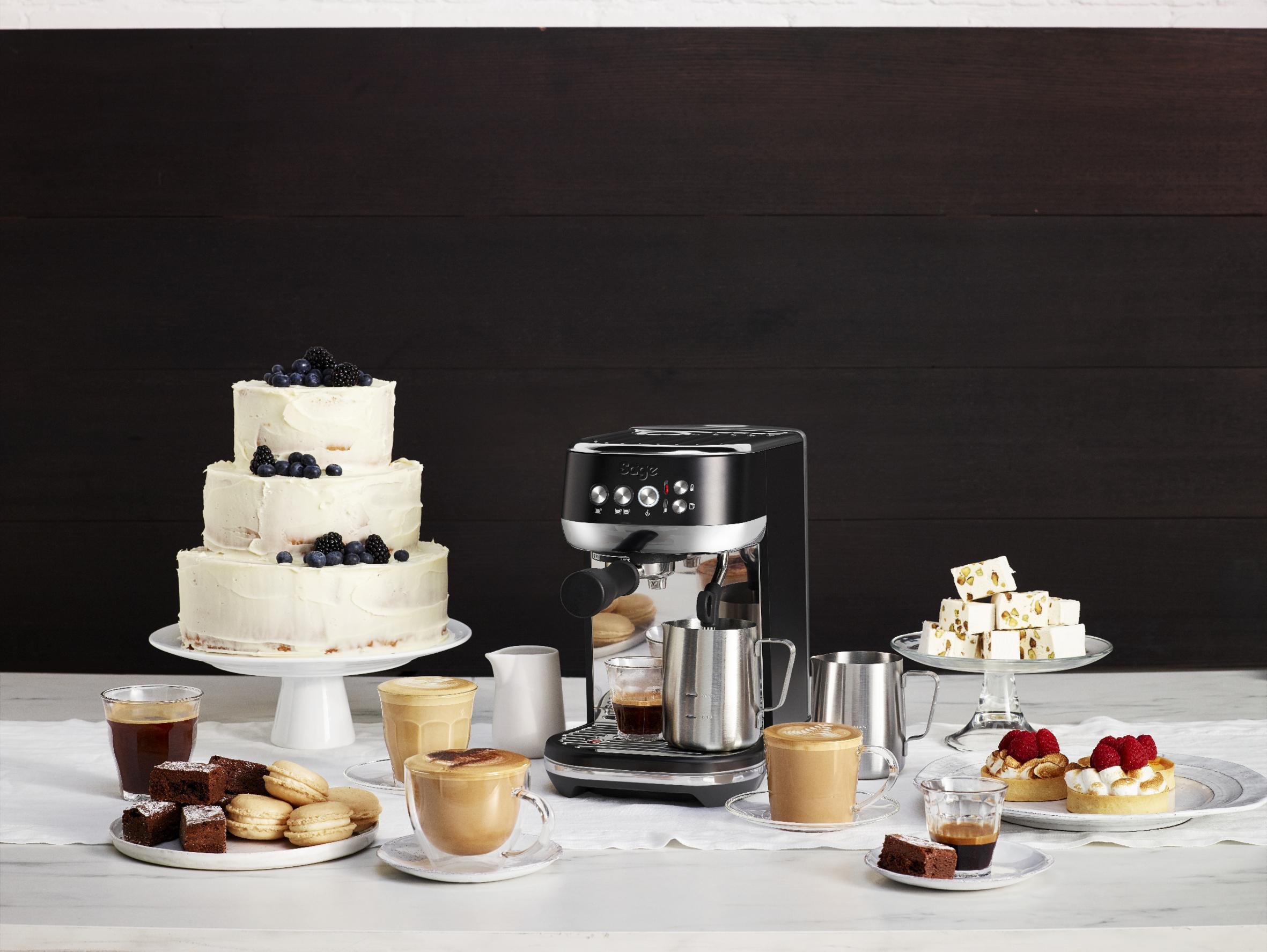 SAGE SES500BTR4EEU1 the Bambino Plus Espressomaschine Schwarz