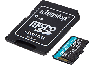 KINGSTON Canvas Go Plus UHS-I U3 V30 memóriakártya, 256 GB