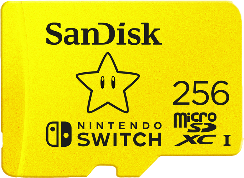 SANDISK microSDXC UHS-I card voor de Nintendo Switch | 256GB