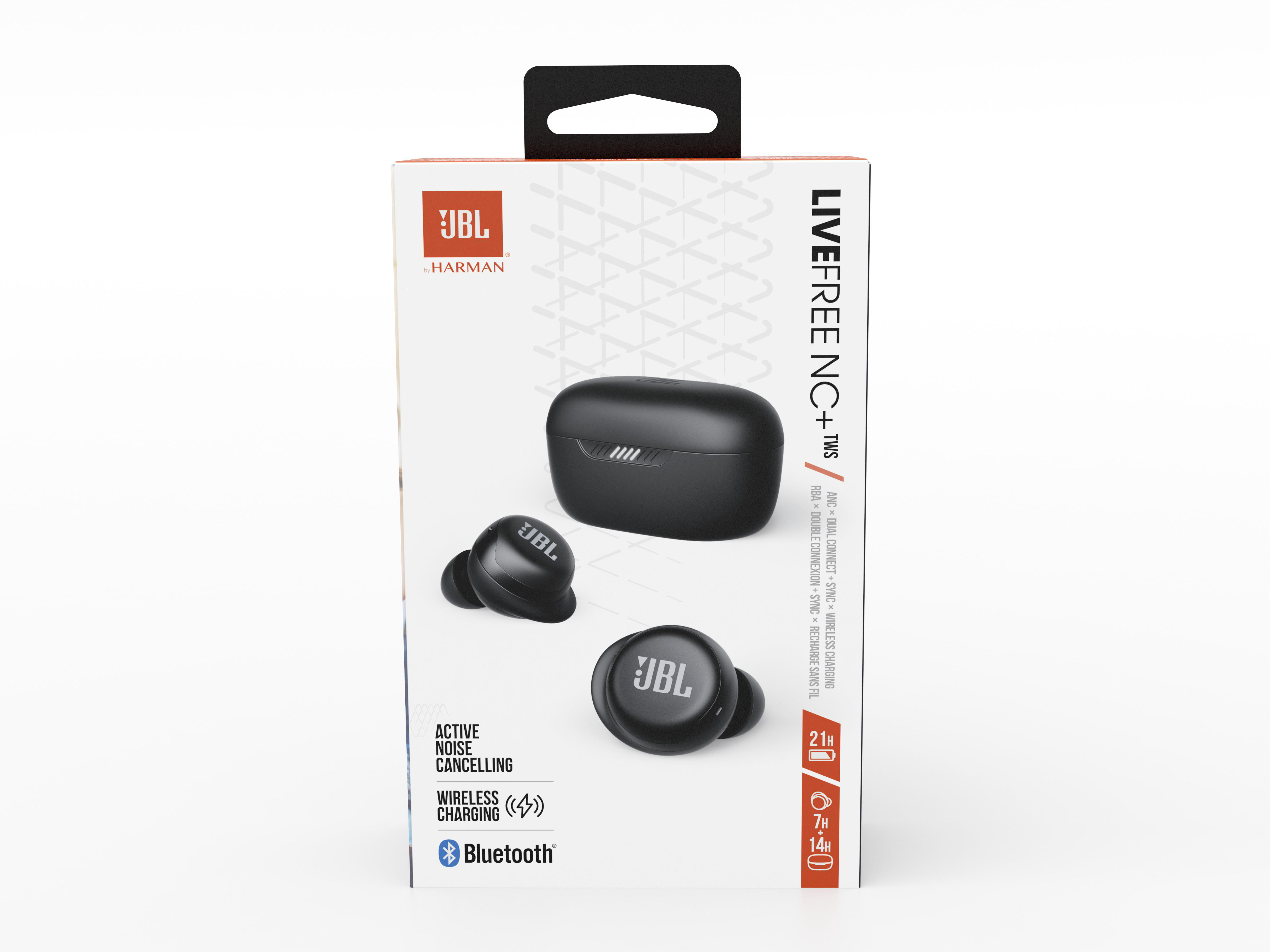 JBL LIVE FREE NC+, In-ear Kopfhörer Bluetooth Schwarz