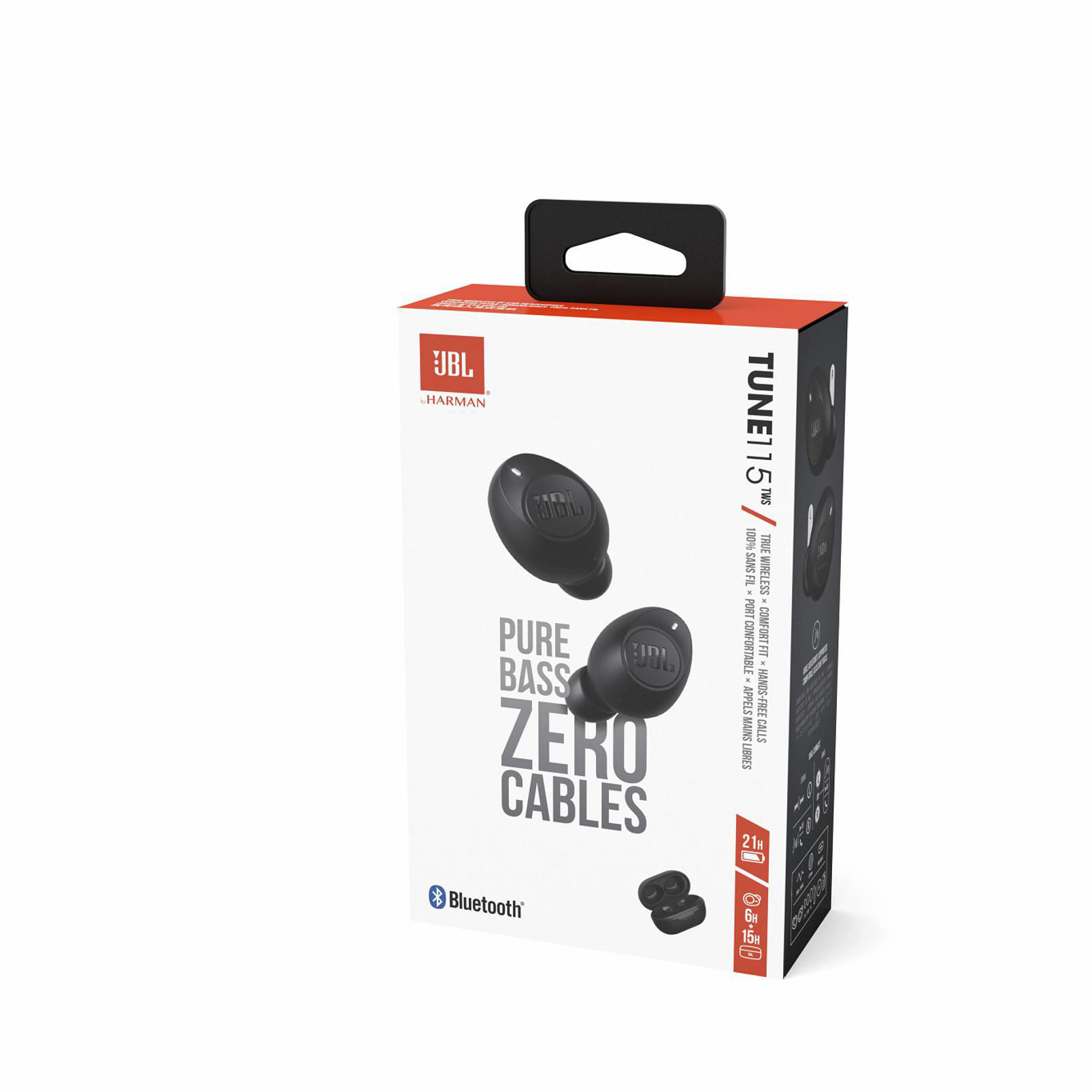 JBL Tune 115 TWS, In-ear Kopfhörer Bluetooth Schwarz