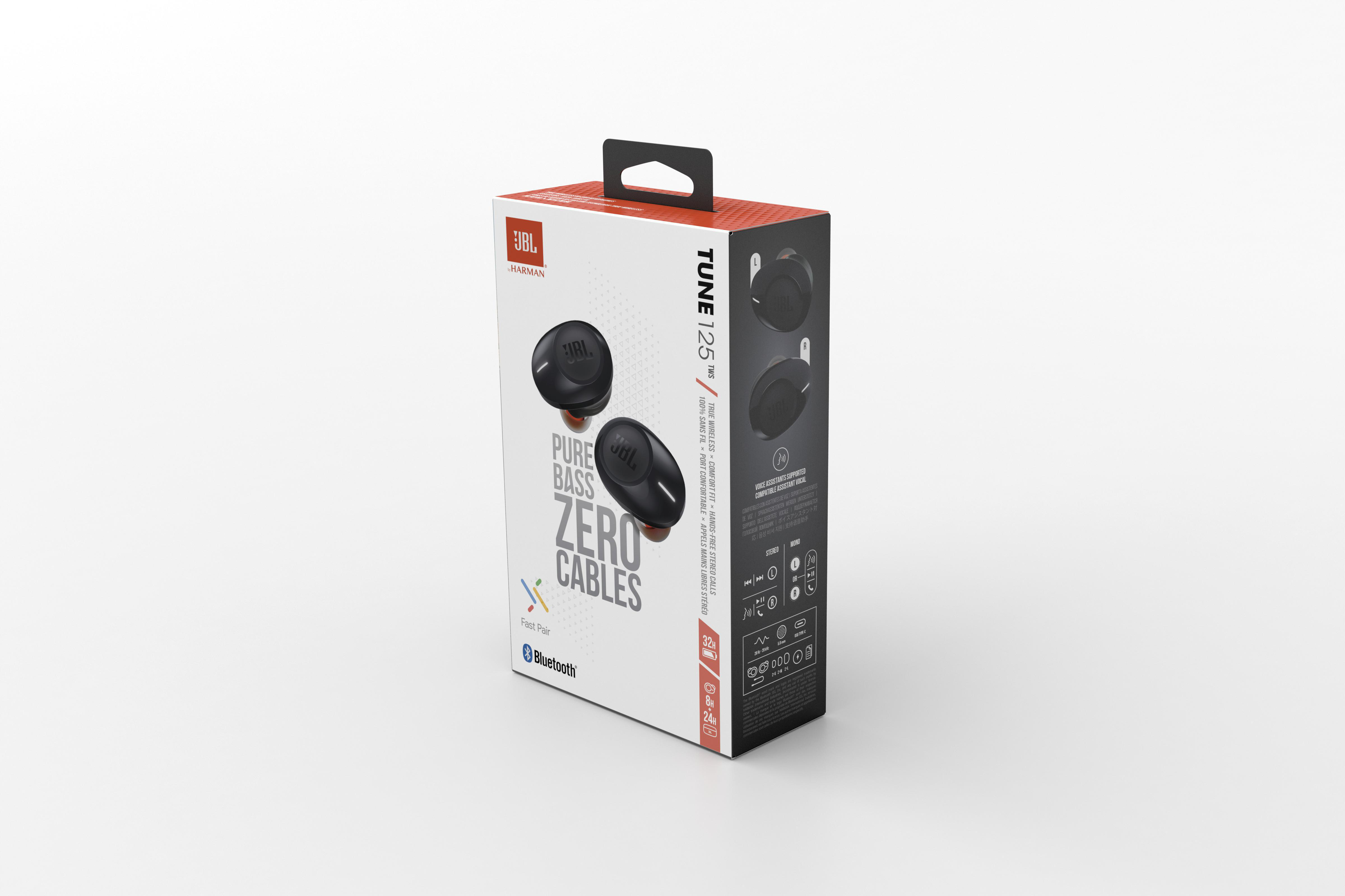 JBL Tune 115 TWS, In-ear Kopfhörer Bluetooth Schwarz