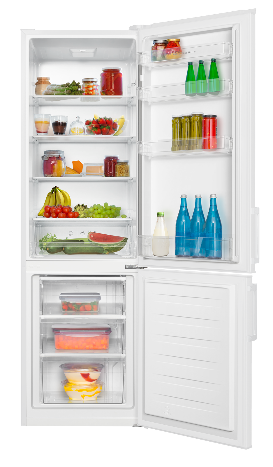 AMICA KGC 388 100 W Kühlgefrierkombination (D, 269 l, 1800 mm hoch, Weiß)
