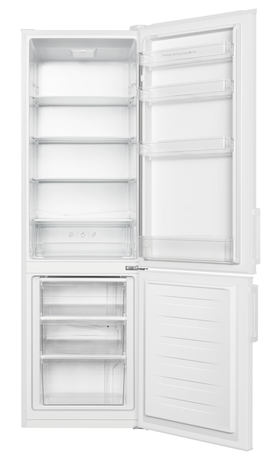 AMICA KGC 388 100 W Kühlgefrierkombination (D, 269 l, 1800 mm hoch, Weiß)