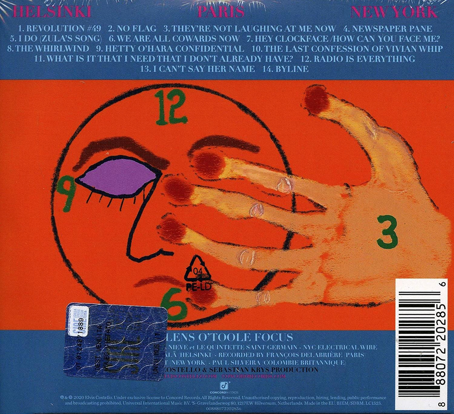 Elvis Costello Clockface (CD) - - Hey