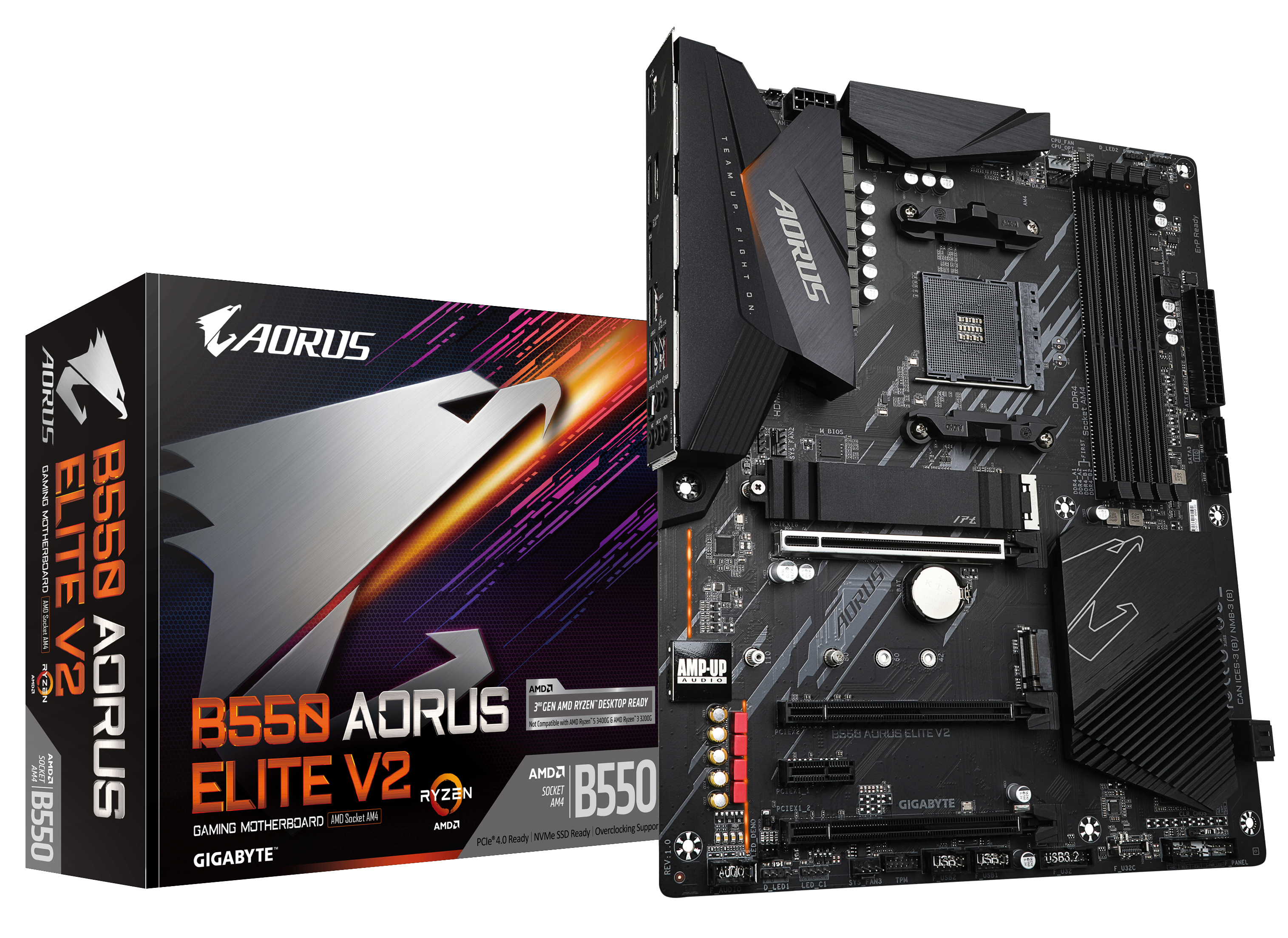 GIGABYTE B550 AORUS ELITE V2 Mainboard Mehrfarbig