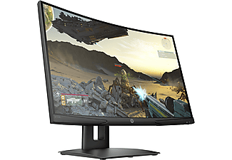 Monitor gaming - HP X24c, 23.6" Full-HD Curvo, 4 ms, 144 Hz, Negro