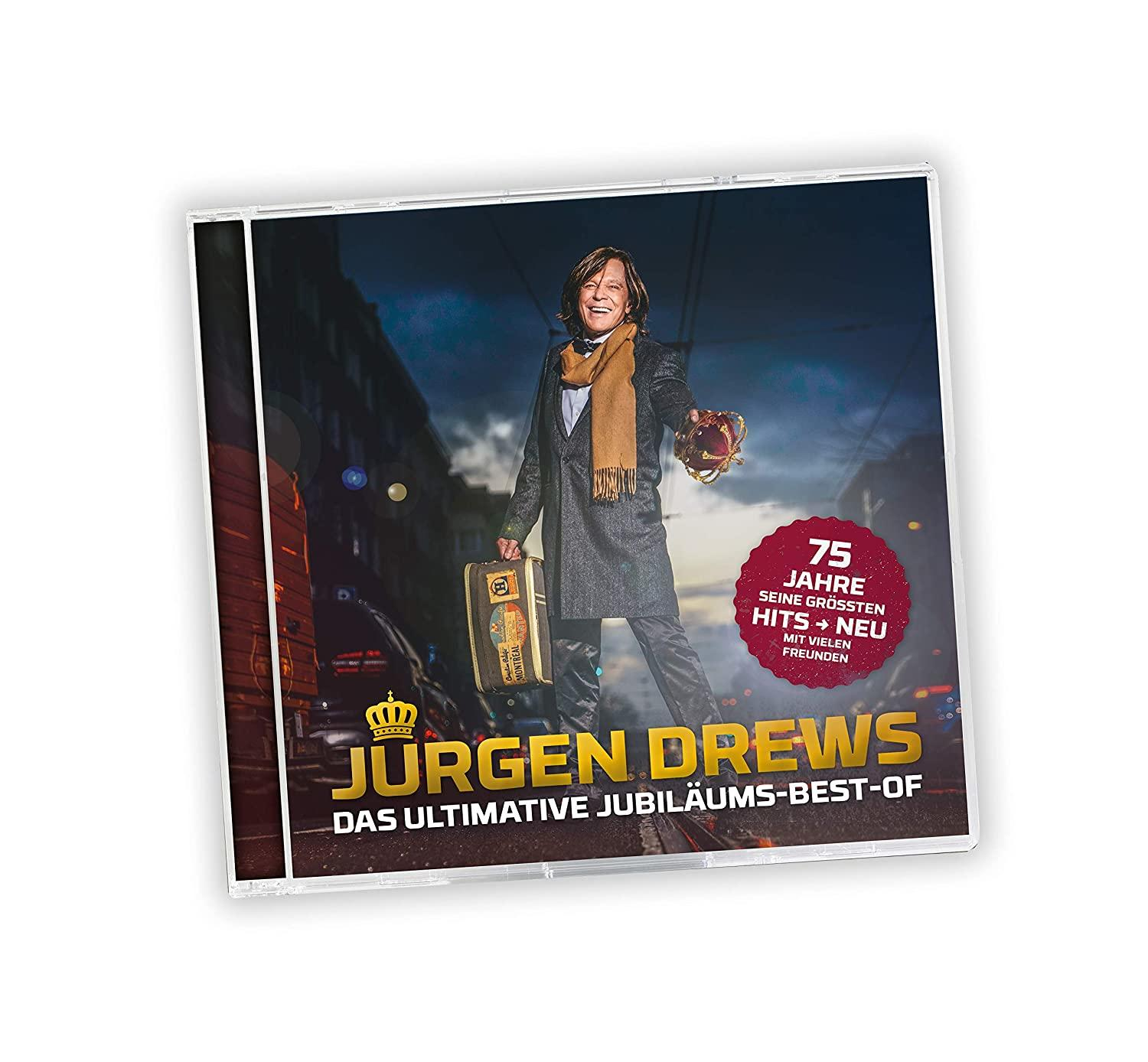 CD-Hülle mit Jürgen Drews und Text 'Das Ultimative Jubiläums-Best-Of'.